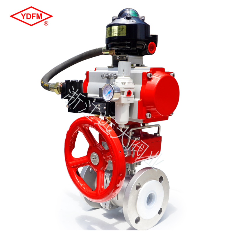 气动高温法兰球阀 Q641F-16P